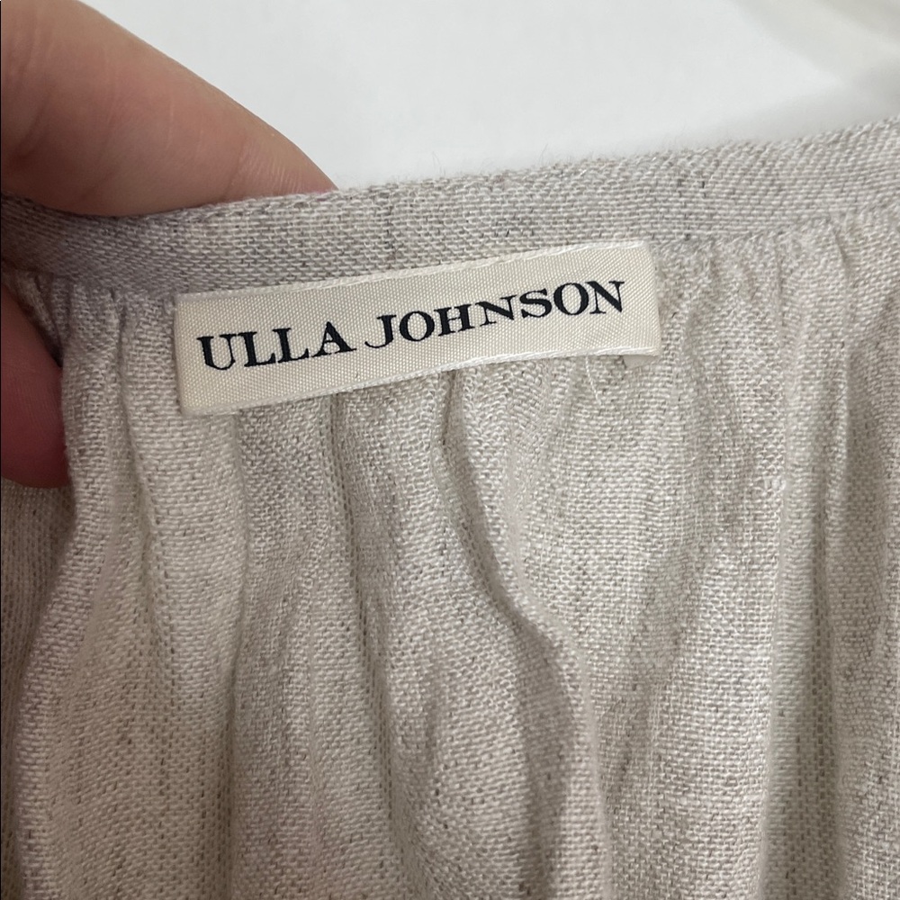 Ulla Johnson Sofia Flax Boho Chic Embroidered Mid… - image 7